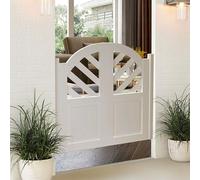 Porte Oscillanti in legno, Porte Doppia for Interni da Saloni, H80-100cm, con Cerniere e Kit Ferramenta, Porta divisorie for Corridoio Cucina Bar Pub Ingresso, Bianco(Bianco,W70xH100cm)