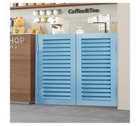 Porte Oscillanti Interne Porte A Battente In Legno Massello Porte Saloon Mezza Bar W70-150cm Con Cerniere Chiusura Automatica Per Cucina Casa Scale Camera Da Letto Corridoio(Blu,W144*H90cm)