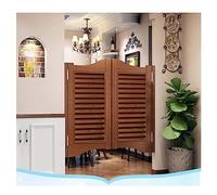 Porte oscillanti interne，Porte del Caffè Porte a Battente in Legno Massello,Porta da Saloon Occidentale,Caffe Bar Entrata Cucina Ristorante Decorazione ,con Cerniere ( Color : B , Size : W75xH70cm(29.