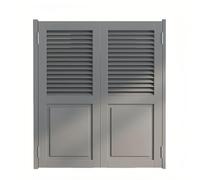 Porte Oscillanti Per Bar, Porta A Lamelle Interne, Porta Del Recinto Del Giardino, Cerniera A Chiusura Automatica, For Ingresso E Uscita Saloon Negozio(Gray,130x100cm (51"x39"))
