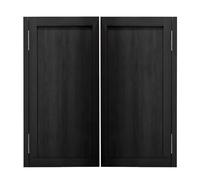 Porte Oscillanti, Porta Doppia in Legno per Bar con Cerniere in Metallo, Porte in Legno per Saloon a Mezza Altezza per Corridoio, Cucina, Pub, Negozio, Ingresso(170x100cm(66.9x39.4in))