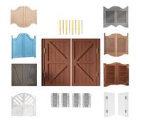 Porte Oscillanti, Porta Saloon Cucina, Saloon Legno Interno, Ingresso Bancone Bar Porta a Metà Strada, Ingresso E Uscita Chiudono Automaticamente La Della