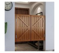 Porte Oscillanti Saloon Door In Legno Massello Ingresso Bancone Bar Porta A Metà Strada Doppia Apertura Terrace Porte Del Caffè Con Chiusura Automatica Cerniere(Marrone,W100*H90cm)