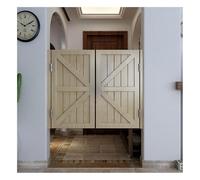 Porte Oscillanti Saloon Door In Legno Massello Ingresso Bancone Bar Porta A Metà Strada Doppia Apertura Terrace Porte Del Caffè Con Chiusura Automatica Cerniere(Wood color,W120*H90cm)