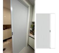 Porte pieghevoli adiubili per cucina e balcone, senza trapano, 80 x 223 cm, completamente chiuse, adatte per altezze 203230 cm, soluzioni per porte a libro interne.