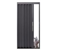 Porte Pieghevoli Plissettate For Porte Interne A Soffietto, Porte Pieghevoli For Porte Interne In PVC, Includono Porta E Ferramenta Di Montaggio, Maniglia, Chiavistello(WxH 151x203cm/60x80in)