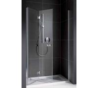Porte pliante pendulaire Koralle pour installation de niche myDay NFTA L 100, 965-1005x2000mm, VB03810020AP1, VB03810020AP1, Cabine doccia: Inquadrare: Argento opaco, Vetro: ESG GlasPlus