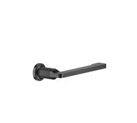 Porte-rouleau de papier toilette ou porte-rouleau de rechange Gessi Inciso pour montage mural, vertical/horizontal, 58455707, 58455707, Colorazione: Metallo nero spazzolato PVD