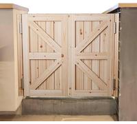 Porte rustiche resistenti a doppia battente per saloon - porte decorative per cucina e corridoio ingresso, con cerniera, disponibile in 30"/32"/36"/36" (W80 cm x H90 cm) - Accento perfetto per la