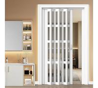 Porte scorrevoli a fisarmonica, porte a soffietto interne in alluminio con serratura e chiave e guarnizione magnetica per cucina, bagno, corridoi
