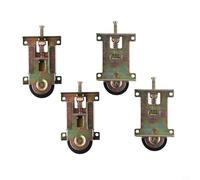 Porte scorrevoli e ruote per mobili con rullo a camma per armadietti, progettate per offrire un'esperienza scorrevole fluida ed efficienza dello spazio (4 pezzi)