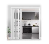 Porte scorrevoli pieghevoli for fienili,Porta pieghevole for corridoio,Decorare la stanza e dividere lo spazio interno.Facile installazione, ideale(WxH 54x80in (137x203cm))