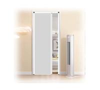 Porte scorrevoli pieghevoli for interni/cucina e bagno,Blocco della luce,Struttura stabile,per camera da letto, balcone, cucina, soffitte(115x190cm/45x75in)