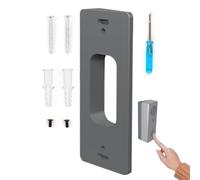 Porte Sonnette - Antivol Cale Réglable | Support de sonnette vidéo sans perçage, Ajustement Angle Visuel, Sécurité Renforcée Durable pour Caméra Ring WIFI, Appartement, Maison, Location