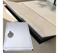 Portello a pavimento da incasso senza soluzione di continuità Porta d'ingresso invisibile del seminterrato Grande pannello di accesso dello spazio di scansione 38x23 pollici Accesso discreto alla