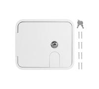 Portello Camper - Sportello Accesso | Materiale ABS Vano Esterno | Porta Di Ispezione Resistente Alla Ruggine Per Gavone, Chiusura Sicura, Ideale Per Rimorchio E Caravan Professionali
