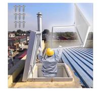 Portello commerciale per tetto con maniglia e interruttore di ricambio, per scuole, officine, residenziali, disponibile in dimensioni 150600 mm