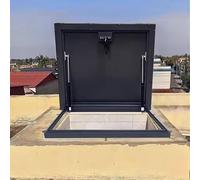 Portello d'acciaio del tetto, polvere galvanizzata ricoperta per il pozzo della finestra del seminterrato, facile installare la copertura dell'acciaio inossidabile