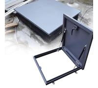 Portello d'acciaio di Access del tetto con il puntone & la maniglia di scossa del gas per l'installazione delle scale della cantina del seminterrato della soffit