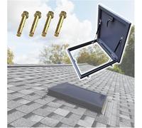 Portello d'acciaio galvanizzato del tetto, porta sicura di Access del metallo con progettazione impermeabile per l'installazione della piattaforma e della costruzione