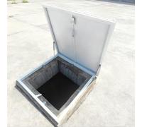 Portello di Access del tetto della lega di alluminio, copertura della botola della soffitta del metallo, coperchio all'aperto del lucernario per Access