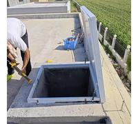 Portello di Access del tetto della lega di alluminio, porta di sicurezza resistente per la soffitta, l'industriale e le uscite di emergenza