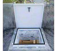 Portello di accesso al tetto, 32 x 34 e 33 x 38, con ammortizzatore a gas e maniglia, accesso alla testa di pozzo per un facile accesso al tetto e alla cantina (88,9 x 96,5 cm)