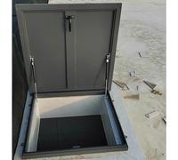 Portello di accesso al tetto in alluminio ad alte prestazioni - Copertura di sicurezza industriale per uscite di emergenza e accesso alle attrezzature, lucernario personalizzabile resistente ai furti