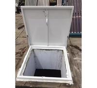 Portello di accesso al tetto resistente, 61 x 81 cm, 91 x 91 cm, per finestre in metallo personalizzabili, copertura per pozzi e finestre oscuranti antifurto antipioggia (61 x 61 cm) per una maggiore