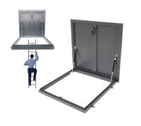 Portello di Accesso al Tetto Resistente - Copertura per soffitta Personalizzabile con aste di Supporto ad Apertura facilitata - Sportello di Accesso al Tetto Impermeabile