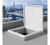 Portello di accesso del tetto in alluminio - Porta di sicurezza resistente con asta di supporto idraulica per uso domestico e industriale