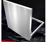 Portello di accesso di emergenza in acciaio inox resistente, antifurto, resistente alle intemperie, soluzione per fuga per edifici e coperture di pozzi
