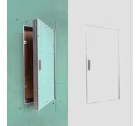 Portello di accesso in alluminio 60 x 70 cm Porta di ispezione a parete con maniglia trappola da soffitto per cavi, tubi e impianti idraulici, soluzione di manutenzione di facile accesso durevole