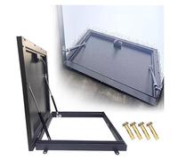 Portello di accesso personalizzato per lucernario, 50-81 cm, con accessori di montaggio, ideale per soffitte, cantine, garage, robusto portello di fuga di emergenza per uso domestico e aziendale