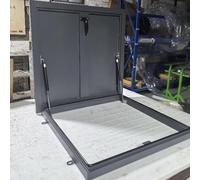 Portello di emergenza del tetto, grande coperchio galvanizzato di fuga della cantina, apertura di 80°, finestra impermeabile del lucernario, uso commerciale