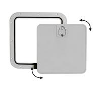 Portello estraibile grigio 375 x 375 mm - 1 PZ Osculati - 20.302.32 - 2030232