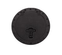Portello Per Kayak-Coperchio Per Portello Marino-Kit Piastra Di Coperta Nera | Piastre Antiscivolo Impermeabili Con Custodia Per Yacht Barca Kayak Manutenzione Ispezione Organizzazione Attrezzatura Po