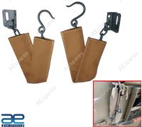 Portellone Catena W/Supporto & Cover Coppia Marroncino Per Jeep Willys CJ2A CJ3A
