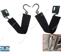 Portellone Catena W/Supporto & Cover Coppia Nero Per Jeep Willys CJ2A CJ3A CJ5