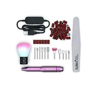 PORTENTUM Professional Nail Lathe 13 in 1 25,000 RPM - Safe and Powerful Electric Manicure and Pedicure Set, Electric Nail File, Complete Manicure and Pedicure Set for Semi-Permanent Nails