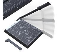 PORTENTUM taglierina per carta A4 con squadra magnetica regolabile e base antisc