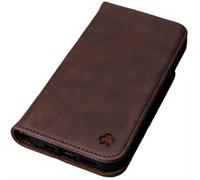 Porter Riley - Custodia in Pelle per iPhone 11 Pro (5.8"). Supporto/Copertura/Portafoglio Slot Per Schede, Supporto Orizzontale, Telaio Resistente, (Marrone Cioccolato)