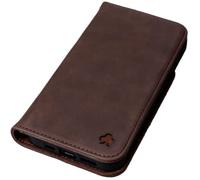 Porter Riley Custodia in Pelle per Iphone 8 Plus/Iphone 7 Plus. Supporto/Copertura/Portafoglio [Slot Per Schede] [Supporto Orizzontale] [Telaio Resistente] (Marrone Cioccolato)(iPhone 7/8 Plus)