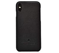 Porter Riley - Custodia in Pelle per iPhone X/iPhone Xs. Fondello Sottile in Vera Pelle Premium (Nero)