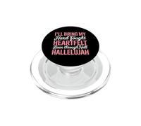 Porterò la mia Alleluia sincera e combattuta PopSockets PopGrip per MagSafe