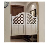 Portes oscillanti interne，Porte Oscillanti del Caffè di Legno Solido，Porte Battente del Saloon，Porta Divisoria Cucina Bar，Porta del Recinto del Giardino.(B,W95xH100cm(37.40x39.37in))