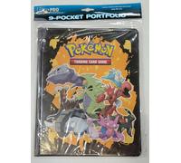 Portfolio/Binder Ultra Pro Pokemon 9 Tasche (Tyranitar E Amici) Nero