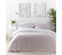 Portfolio Home Harvard - Set copripiumino reversibile per letto super king, colore: Rosa