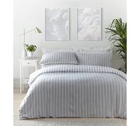 Portfolio Home Harvard - Set copripiumino super king size, colore: grigio