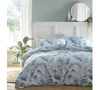 Portfolio Set Copripiumino, Cotone, Blu, Super King